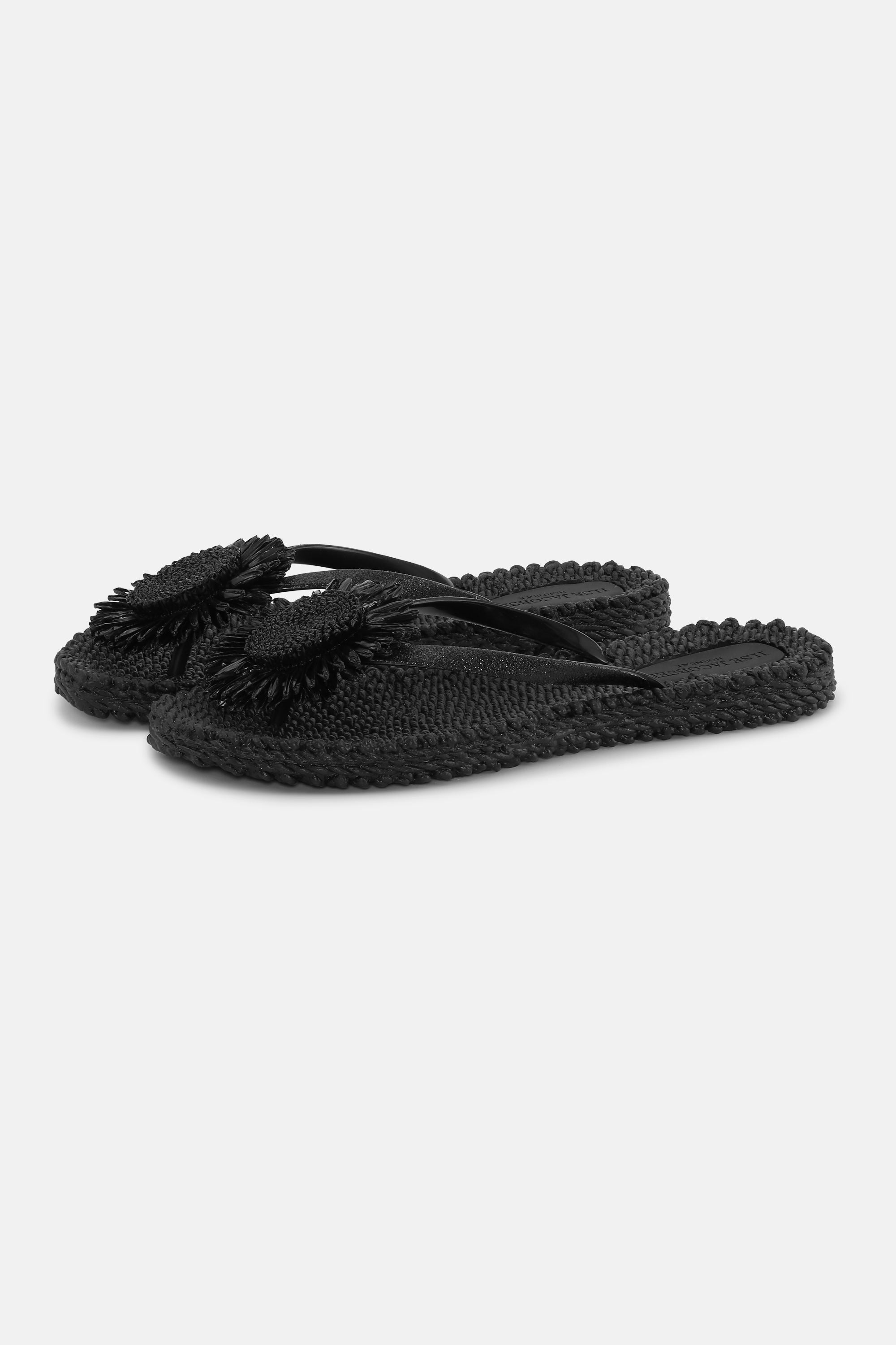 Flip-flops Blomst - Black